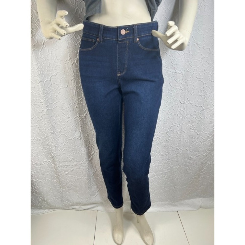 Soft Surroundings  Straight Leg Jeans Dark Wash Blue